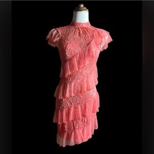 Coral Special Occasion Mini Dress NWT